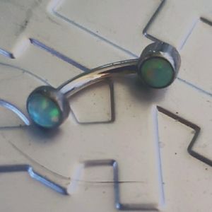 16gauge opal piercing quality jewelry
